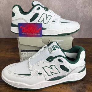 NEW New Balance Numeric 1010 Tiago Lemos White Forest Green Size 9.5 NM1010WI OG